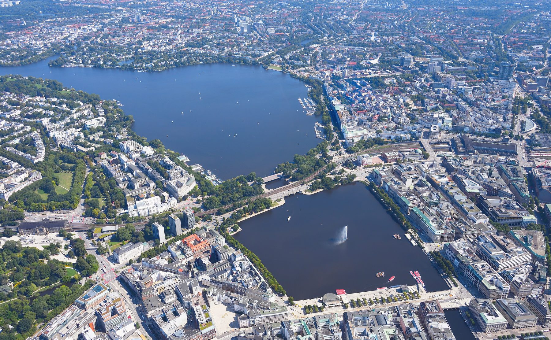 Binnen- und Außenalster Hamburg